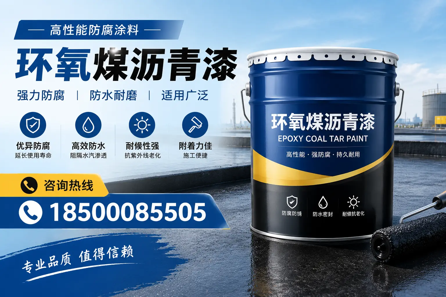 环氧煤沥青漆的主要成分与功能，温州用户深度了解