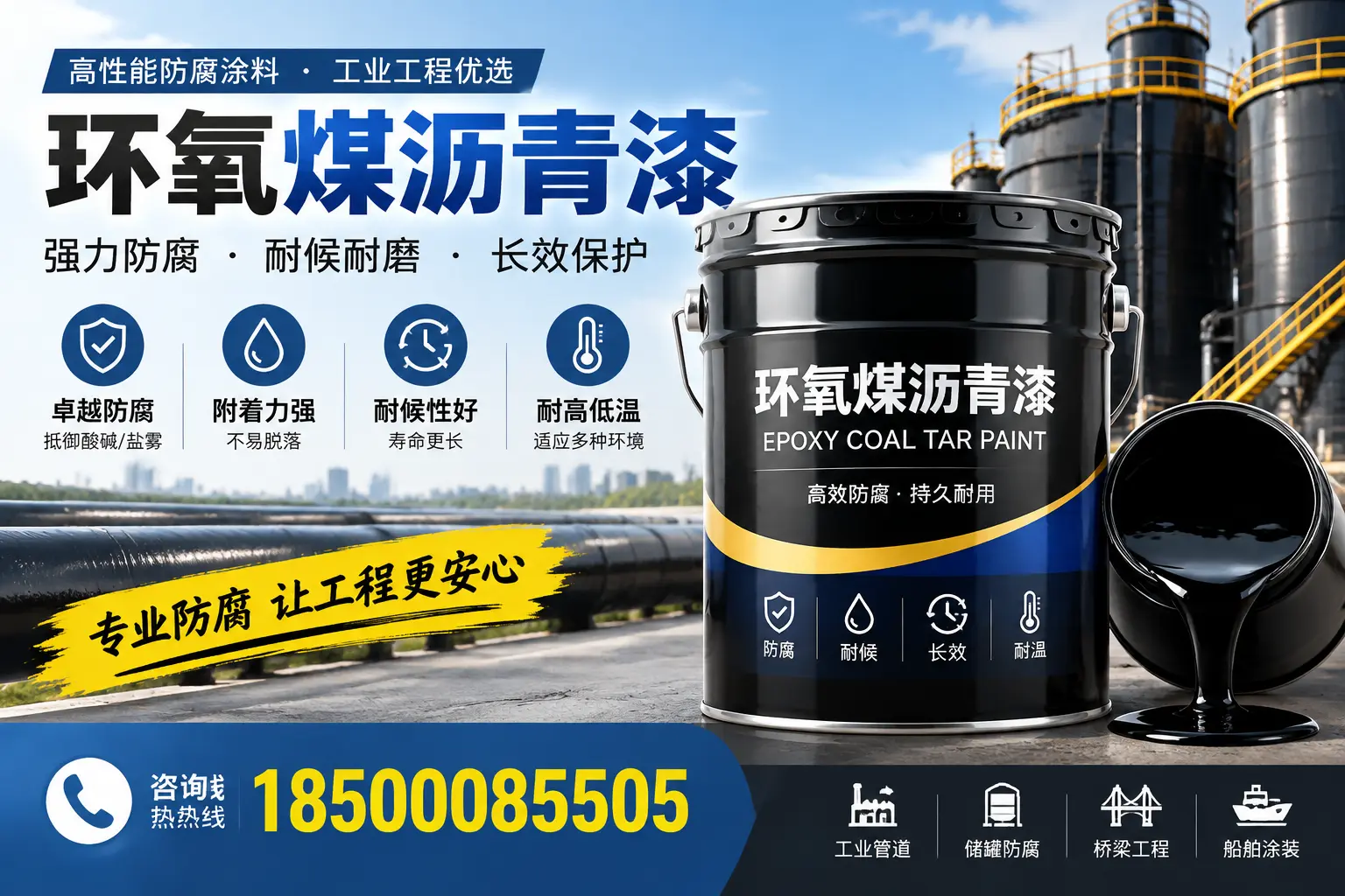 环氧煤沥青漆的施工方法与注意事项,确保在温州顺利完成