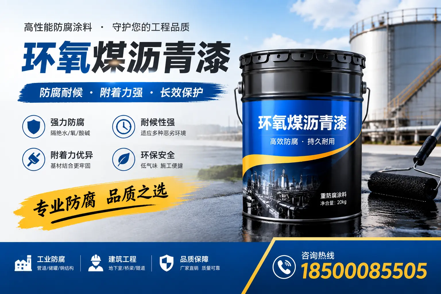 如何选择适合的环氧煤沥青漆?温州市场选型指南